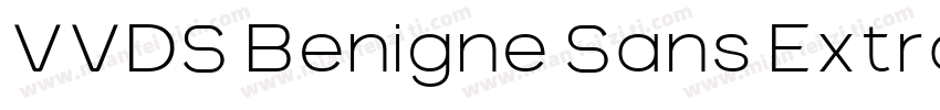 VVDS Benigne Sans ExtraLight字体转换